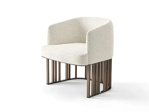 Fabric easy chair with removable cover GIORGETTI HERO factory GIORGETTI from Italy. Foto №6