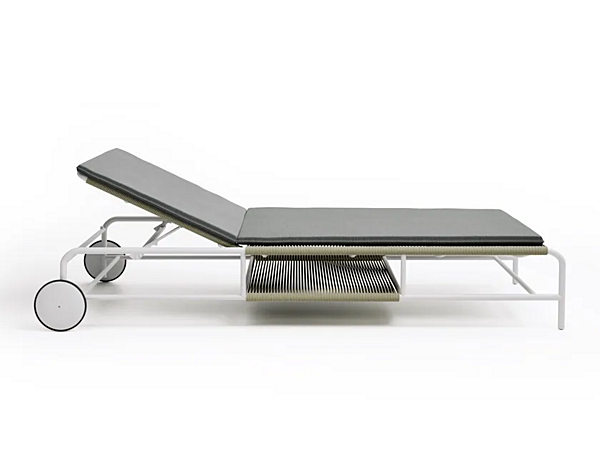 Aluminium Sun Lounger with Castors Air Atmosphera factory ATMOSPHERA from Italy. Foto №12