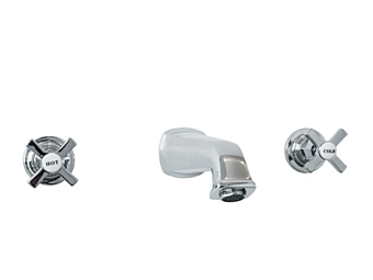 Wall Mounted 3 Hole Washbasin Tap Gentry Home Chopin White Wall Mounted 3 Hole Washbasin Tap Gentry Home Chopin White factory Gentry Home from Italy