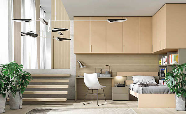 Bedroom GRANZOTTO Composizione “ELLE” factory GRANZOTTO from Italy. Foto №1