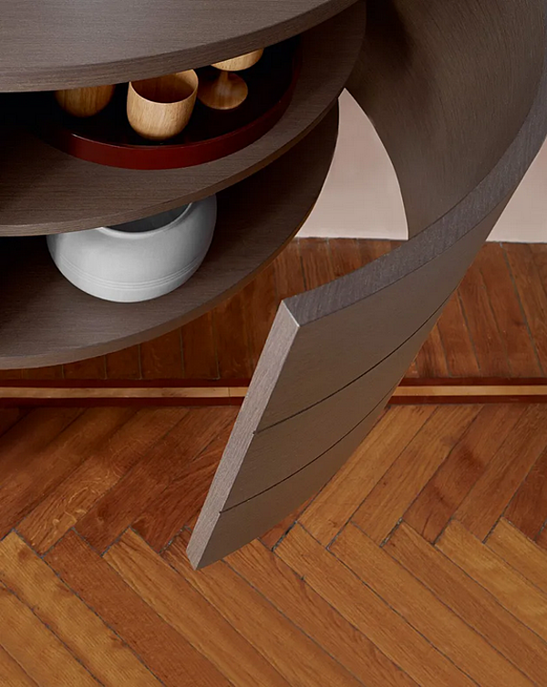 Oak sideboard Potocco Diva 775 M 775/M factory POTOCCO from Italy. Foto №3