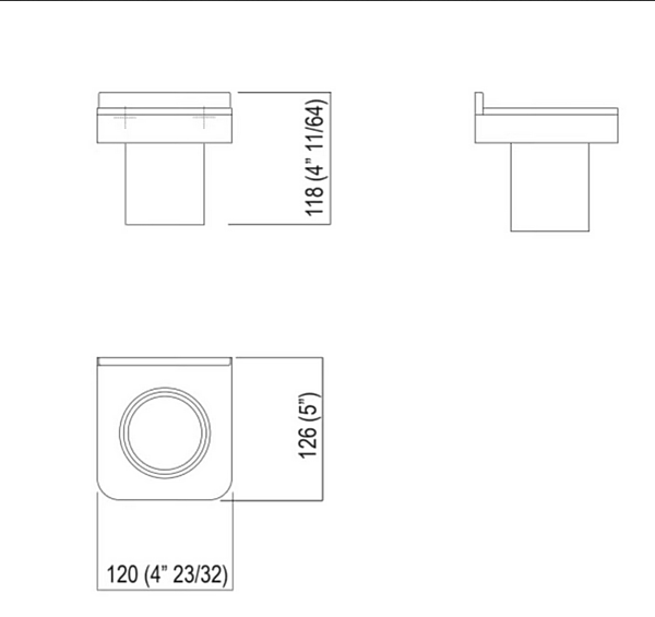 Wall Mounted Cristalplant Toothbrush Holder Memory AGAPE factory Agape from Italy. Foto №2