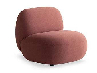 Fabric armchair with soft back Potocco Jade 953 L 953/L
