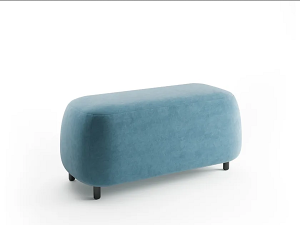 Upholstered bench with back Vice Versa small by INNOVA Imbottiti factory Innova Imbottiti from Italy. Foto №2