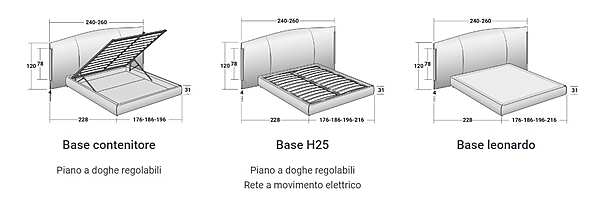 Bed Flou LMA6 factory Flou from Italy. Foto №10