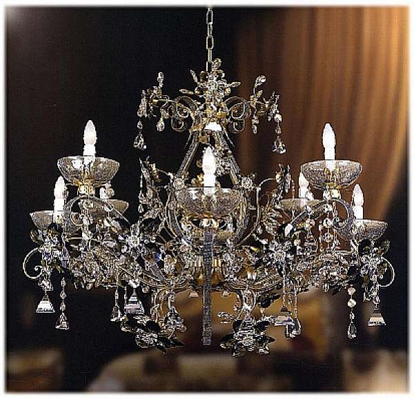 Chandelier MECHINI L264/9DC factory MECHINI from Italy. Foto №1