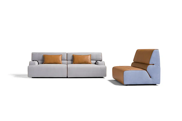 Corner Modular Sectional Fabric Sofa Babouche Egoitaliano factory Egoitaliano from Italy. Foto №9