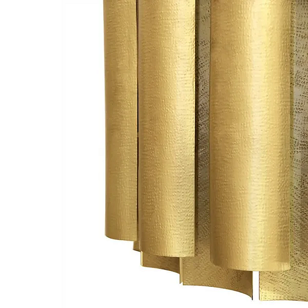Handmade brass pendant lamp Aurum III BRABBU factory BRABBU from Italy. Foto №6