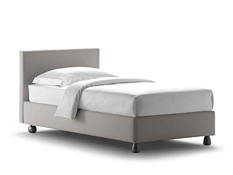Single bed with removable cover Flou Notturno 2 Single bed with removable cover Flou Notturno 2 factory Flou from Italy