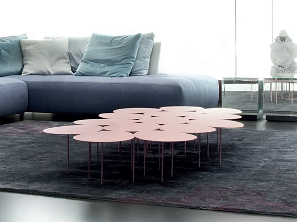 Low Oval Coffee Table in Wood ERBA ITALIA EGGS Collection factory ERBA ITALIA from Italy. Foto №6