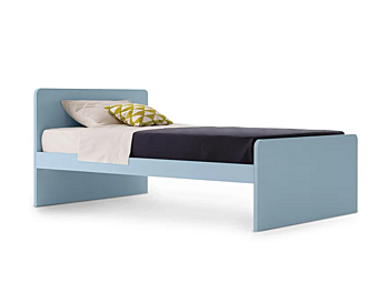 Single bed with upholstered back Nidi Ergo factory nidi from Italy