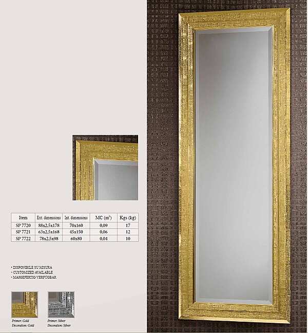 Mirror TONIN CASA SP 7720 factory TONIN CASA from Italy. Foto №1