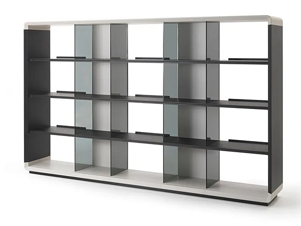 Freestanding Wooden Bookcase Herman i 4 Mariani factory i 4 Mariani from Italy. Foto №4