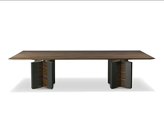 Rectangular meeting table wood i 4 Mariani Symetria