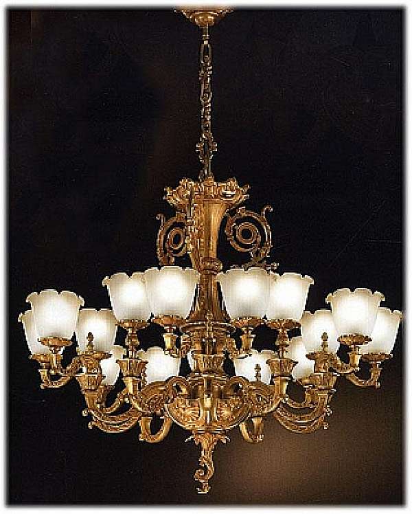 Chandelier FBAI 3191/10+5 factory FBAI from Italy. Foto №1