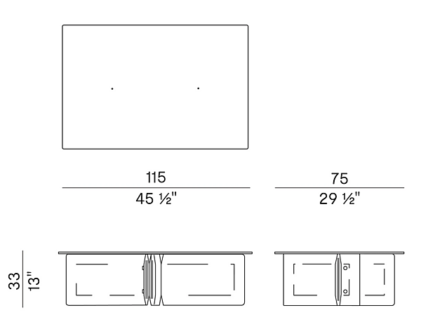 Coffee table made of wood and glass Potocco Shape 954 954/TBR1, 954/TBR2 factory POTOCCO from Italy. Foto №7