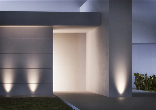 LED outdoor walkover light anodized aluminum Fabbian Misty factory Fabbian from Italy. Foto №2