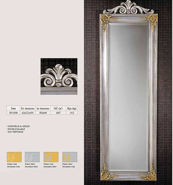 Mirror TONIN CASA SP 6540 factory TONIN CASA from Italy. Foto №1