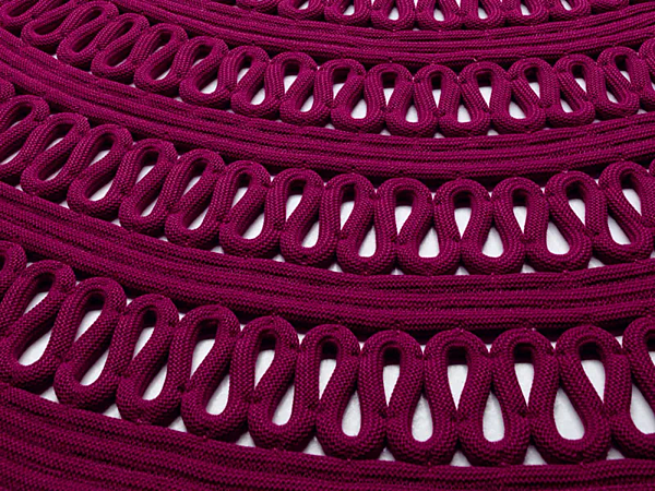 Round Wool Rug Solid Color PAOLA LENTI SHANG factory PAOLA LENTI from Italy. Foto №4