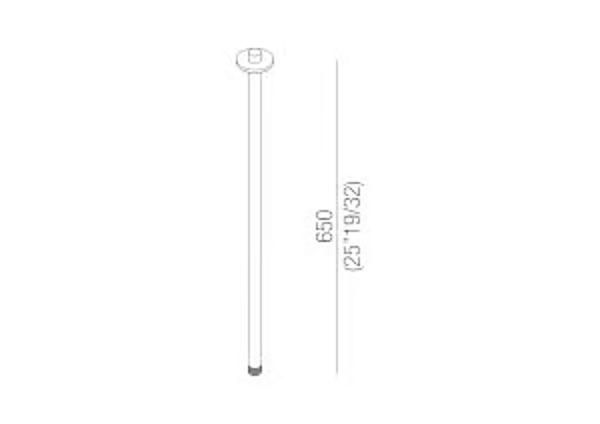 Ceiling Mounted Square Shower Arm AGAPE factory Agape from Italy. Foto №5