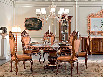 Round Baroque Living Room Table Modenese Luxury Interiors 13142 factory MODENESE GASTONE from Italy