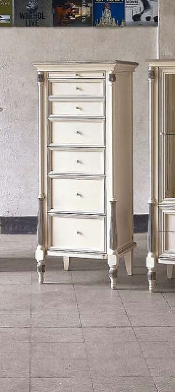 Chest of drawers VOLPI 2820 factory VOLPI from Italy. Foto №1