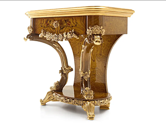 Rectangular bedside table with drawers A.R. Arredamenti Dolcevita 286 factory A.R.ARREDAMENTI SRL from Italy