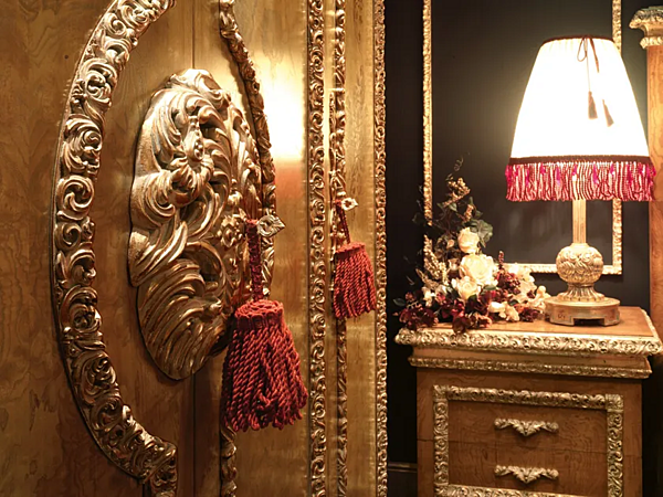 Wardrobe made of wood with mirrored doors A.R. Arredamenti Royal Collection 760 factory A.R.ARREDAMENTI SRL from Italy. Foto №3