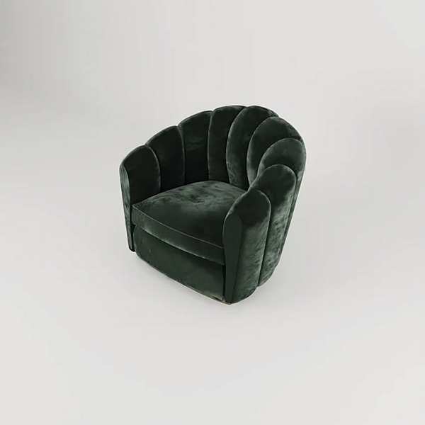 Armchair with fabric upholstery and armrests CASA +39 NEST ENE002 factory ENCORE (by CASA +39) from Italy. Foto №2