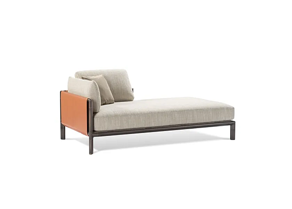 Fabric day bed frame with upholstered back GHIDINI1961 factory GHIDINI1961 from Italy. Foto №2