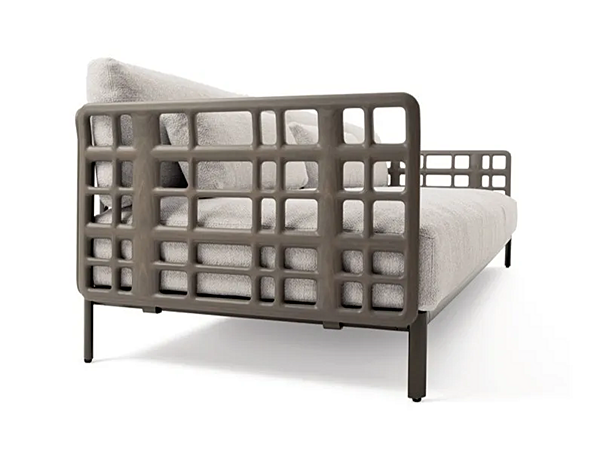 4-seater garden sofa in fabric and painted metal GIORGETTI Aldia 91030 factory GIORGETTI from Italy. Foto №2