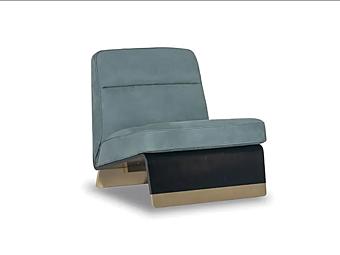 Armchair with upholstered back GRETA BAXTER factory BAXTER from Italy