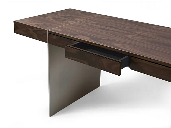 Rectangular wooden writing desk with drawers i 4 Mariani Milano factory i 4 Mariani from Italy. Foto №3