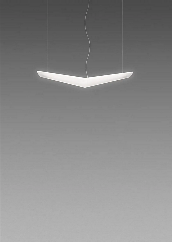 Polypropylene pendant lamp Mouette Artemide factory Artemide from Italy. Foto №5