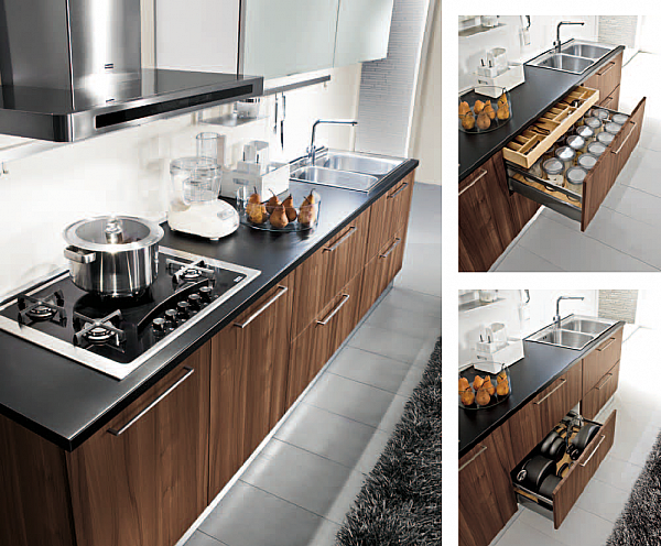 Kitchen HOME CUCINE Frontali CANALETTO factory HOME CUCINE from Italy. Foto №3