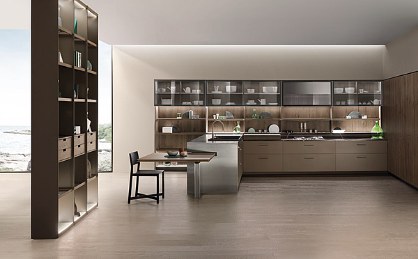 Modern style kitchen Ernestomeda Soul due factory Ernestomeda from Italy. Foto №1