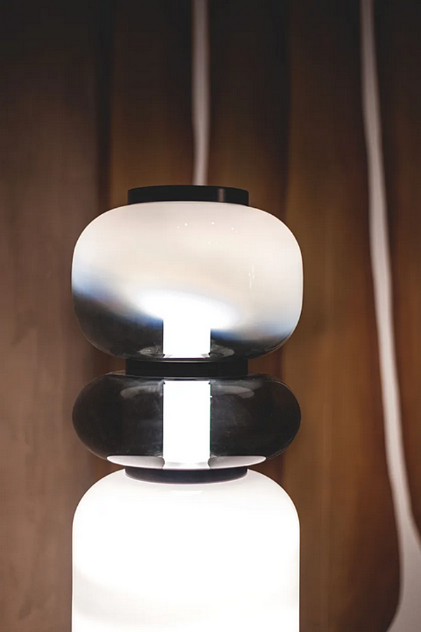 Floor lamp made of fabric BAXTER Haiku factory BAXTER from Italy. Foto №4