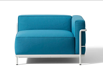 Corner garden armchair with removable fabric cover CASSINA Grand Confort factory CASSINA from Italy