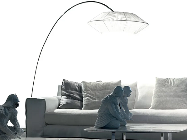 Silk Floor Lamp Arte ERBA ITALIA factory ERBA ITALIA from Italy. Foto №9