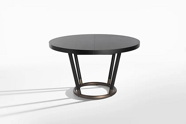 Extending round wooden table Pipe Potocco 885 TC 885/TC factory POTOCCO from Italy. Foto №2