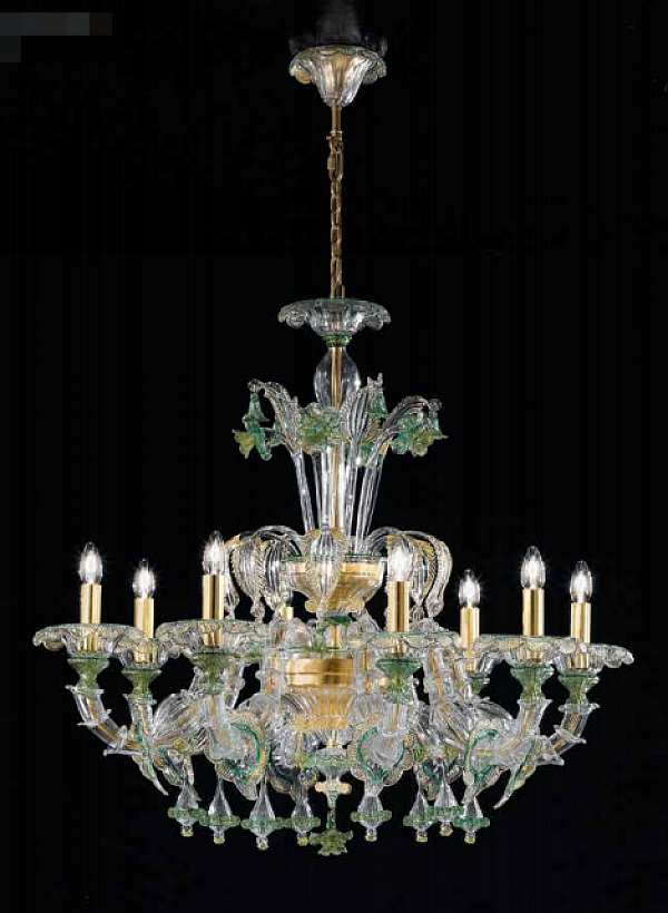 Chandelier SYLCOM 1470/8 factory SYLCOM from Italy. Foto №1