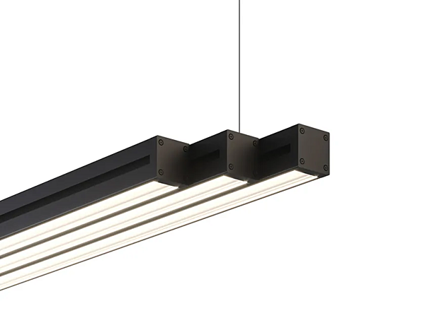 LED pendant lamp made of anodized aluminum Fabbian Glide factory Fabbian from Italy. Foto №1
