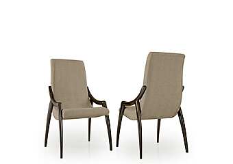 Upholstered leather chair Symphony Infinity Bizzotto Italia