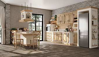 Kitchen LUBE CUCINE Anita CASTAGNO GESSATO factory LUBE CUCINE from Italy