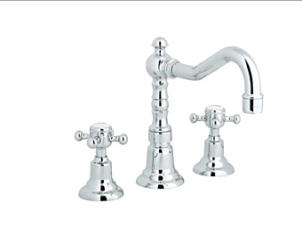 Antique 3 Hole Washbasin Tap with Adjustable Spout Gentry Home factory Gentry Home from Italy