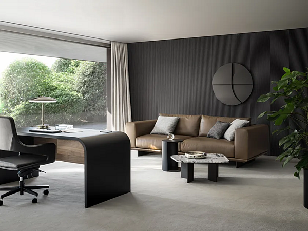 Rectangular wooden writing desk with drawers i 4 Mariani Nami factory i 4 Mariani from Italy. Foto №8