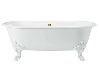 Cast Iron Bathtub on Legs Cleo Gentry Home factory Gentry Home from Italy
