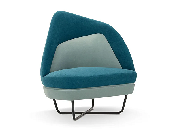 Upholstered velvet armchair Bixib Adrenalina IMB1070316 factory ADRENALINA from Italy. Foto №8