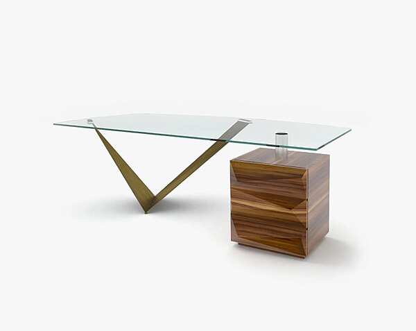 Desk REFLEX Prisma STEEL SCRIVANIA factory REFLEX from Italy. Foto №4