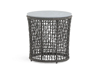 Round Aluminium Garden Side Table Emma VARASCHIN 23675